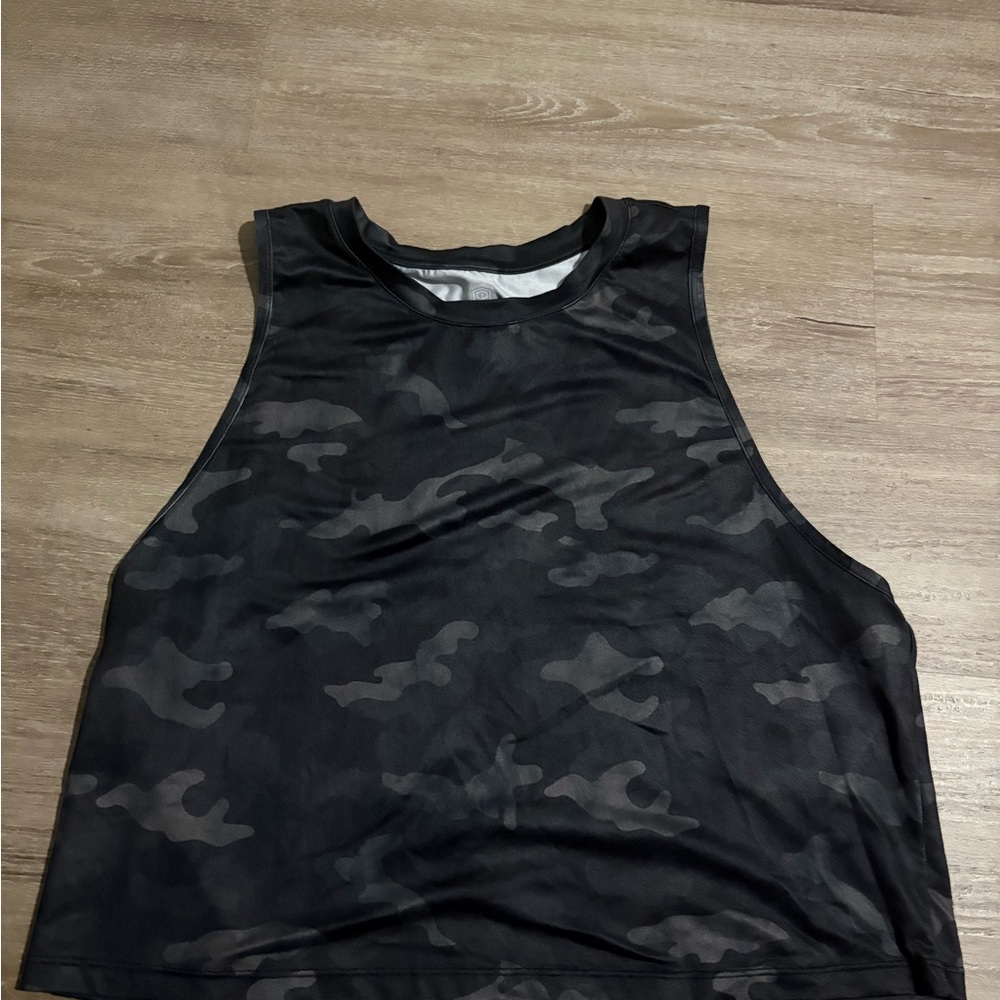 Born Primitive Black Camo Crop Top